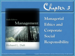 Ch5 Daft 6th ed
