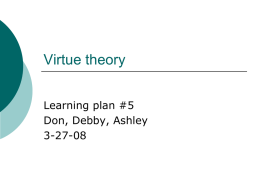Virtue theory