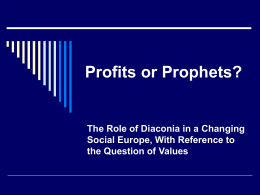 Profits or Prophets?