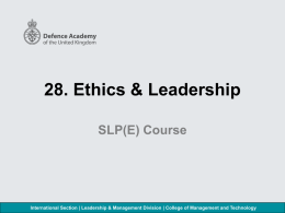 28 SLP(E) Georgia Ethics
