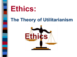 Utilitarianism - Language Through Philosophy