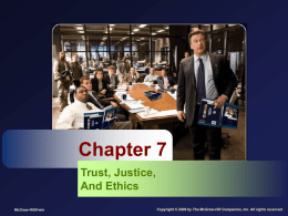 Procedural justice - McGraw Hill Higher Education