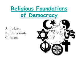 Religious Roots of Democracy