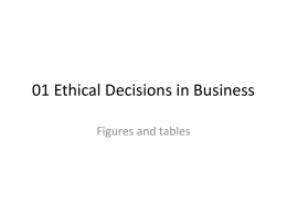01 Ethical Decisions in Business