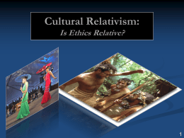Cultural Relativismx