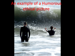 An example of a Humorous ethical picture