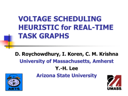 A Voltage Scheduling Heuristic for Real