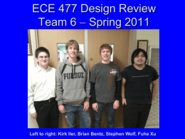 Design Review - Purdue College of Engineering