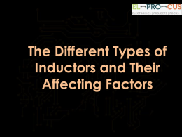 The Different Types of Inductors and Their Affecting