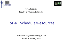 Hardware upgrade meeting, CERN, 5.2.2014. Page 2