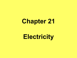 ps ch 21 Electricity