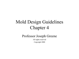 Mold Requirements Chapter 3