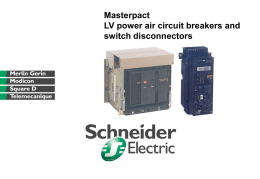 Masterpact LV power air circuit breaker and switch
