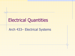Basic Electrical Understanding