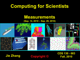 Measurements  (final) - Type of sensors