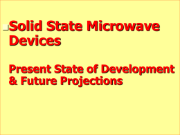 Historical evolution of Microwave Sources