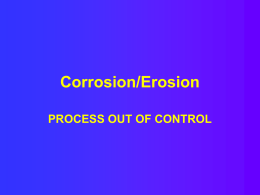 Corrosion/Erosion