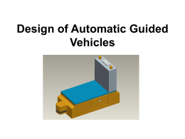 Design of Automatic Guided Vehicles