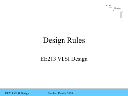 Design Rules - School of Electronic Engineering | DCU