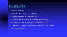 PRODUCTS - The Transformer and Electrical Co Ltd,Constant
