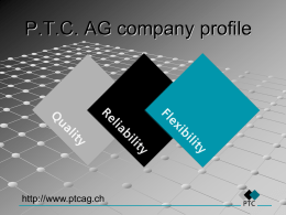 P.T.C. AG - company profile