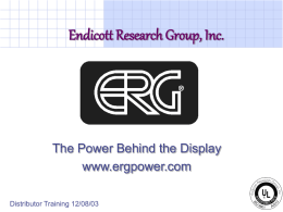 Endicott Research Group, Inc.