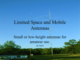 Limited Space Antennas