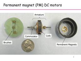 Permanent Magnet (PM) DC Motors