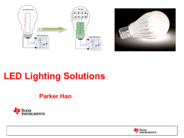 TI/National LED Lighting Presentation