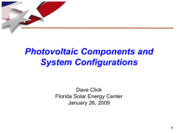 Solar 2007 Distributed Power Systems