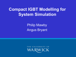 Compact Device Modelling for System Simulation - MOS-AK