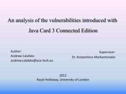 An analysis of the vulnerabilities introduced with Java