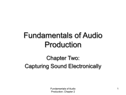 Fundamentals of Audio Production