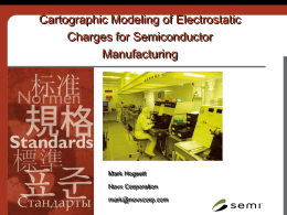 Cartographic Modeling of Electrostatic Charges for