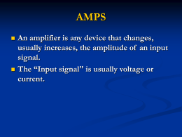 Amps - Pacific Audio Visual Institute