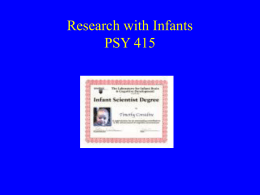 Research with Infants - Buffalo State College