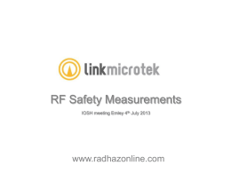 Measurements and Monitors