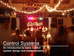 Control Systems - U.Va. School of Engineering and Applied