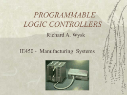 Chapter 7. PROGRAMMABLE LOGIC CONTROOLER