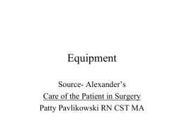 Equipment - Conemaugh Health System