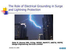 Applying Grounding Standards and Codes to