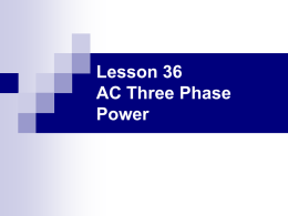 3 Phase Power