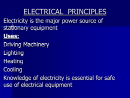 Electricity Unit Notes