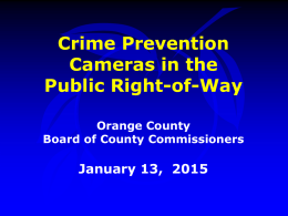 2015-01-13 Work Session Crime Prevention Cameras