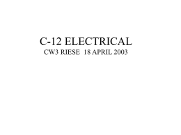 C-12ELECTRICAL