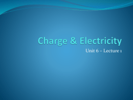 Charge & Electricity