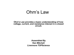 Ohm`s Law