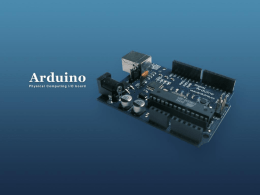 Alex`s Arduino Slides