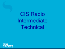 SCC CIS Radio Int Technical (Complete)