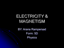 electricity & magnetism